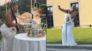 Ashanti Host Her Castle Themed Baby Shower While Nelly Is On Tour 🏰 [upl. by Oyr]