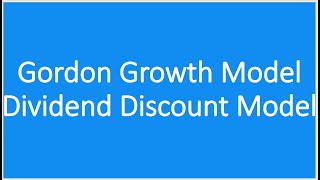 Dividend Discount Model Multistage Growth Gordon Growth ModelSum [upl. by Dnama]