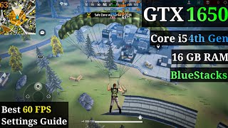 BlueStacks Free Fire  Core i5 4th  GTX 1650 GDDR6  Hindi [upl. by Irak]