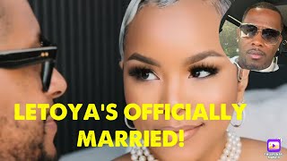 LETOYAS MARRIED 💍‼️ letoyaluckett [upl. by Huberty]