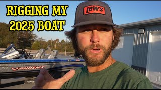 Rigging my 2025 bass boat [upl. by Assylem]