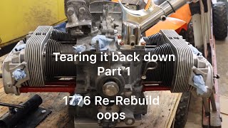 1776 VW engine ReReBuild [upl. by Vilhelmina274]