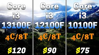 Core i3 13100F vs 12100F vs 10100F  PC Gameplay Benchmark Tested [upl. by Jilli]