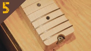 Fretwork and details  my 1st electric build ep5 [upl. by Matteo]