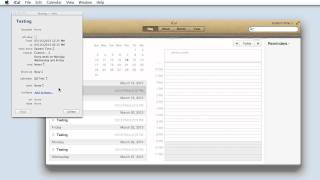 Create iCal Recurring Event [upl. by Ahgiela]