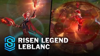 Risen Legend LeBlanc Skin Spotlight  PreRelease  PBE Preview  League of Legends [upl. by Aiykan]