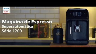 Cafeteira Espresso Superautomática Série 1200  Philips Walita [upl. by Acireed679]