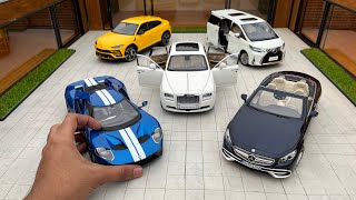 DIY Luxury Car Garage Diorama for 118 Scale Luxury Car Collection [upl. by Dilan]