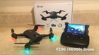 F196 SG900 Drone Review GearBest [upl. by Notniw]