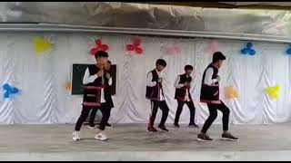 Excellent dance performance on adi song nom leko karong em by young energetic school boys part2 [upl. by Nyrb677]