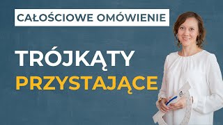 Trójkąty przystające cz1 CAŁOŚCIOWE OMÓWIENIE [upl. by Yrrah]