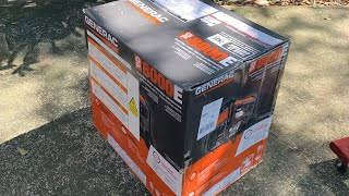 Generac GP8000e Unboxing assembly and first run [upl. by Ytram692]