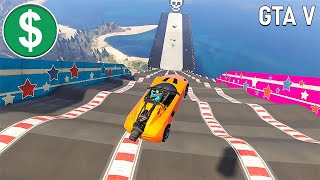 GTA 5 Gameplay No Copyright Mega Ramp [upl. by Linehan979]