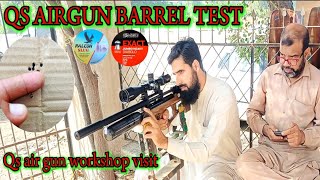 QS MK3 BT ACCURACY TEST AND WORKSHOP VISIT FALCON SLUGS HUNTING IN PAKISTAN P35X AIRGUN HUNTING [upl. by Adoc]