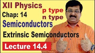 NCERT XII Physics Chap144  Extrinsic Semiconductors  p type  n type  Semiconductors [upl. by Delgado448]