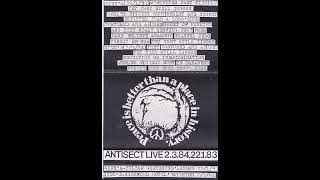 Antisect UK Live  Richmond Hotel Brighton UK March 2nd 1984 2024 ReRip  HC Punk Majesty [upl. by Mert]