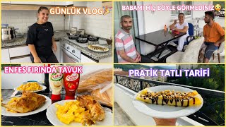 OBJELER İLE NE YAPTIK⁉️BABAMI İLK KEZ BÖYLE GÖRECEKSİNİZ🤡PRATİK TATLI TARİFİ🎉vlog pratiktarifler [upl. by Acinyt48]