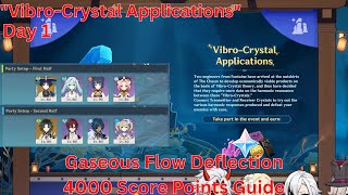 quotVibroCrystal Applicationsquot Day 1 Gaseous Flow Deflection 4000 Points Guide【Genshin Impact 46】 [upl. by Eelime]