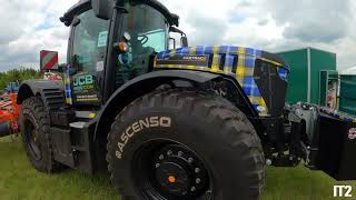 2024 JCB Fastrac 4220 Icon Tartan 66 Litre 6Cyl Diesel Tractor 235 HP with Rytech at Cereals [upl. by Ailecnarf437]