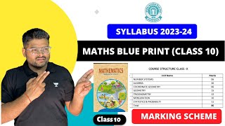 Class 10 Maths Blue Print Session 202324 I Maths Class 10 Blue Print and Chapter Wise Analysis [upl. by Pfeffer873]