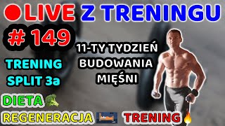 149 LIVE🏋️‍♀️🔥Trening SPLIT 3 l W treningu triceps i brzuch l Naturalne budowanie mięśni [upl. by Beedon283]