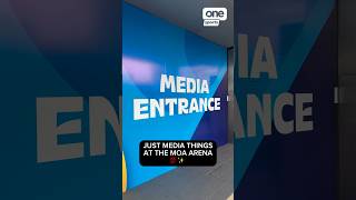 FIBA Media things at the MoA Arena [upl. by Ikin]