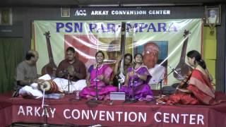 PSN Parampara 2016Akkarai Sisters Vocal Duet [upl. by Tiler]