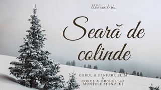 Seară de colinde  Live 23 Decembrie 2023 [upl. by Mehitable]