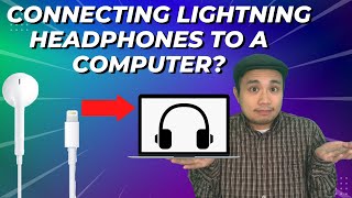 How to Connect Lightning Headphones to a Computer  Anker USBC to Lightning Audio Adapter [upl. by Negrom]