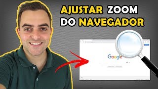 Como Ajustar o ZoomTamanho das Letras e Imagens do Navegador [upl. by Akerahs]