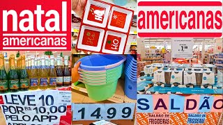 EXPLOSÃO de NOVIDADES no NATAL das LOJAS AMERICANAS com ACHADOS em OFERTA e PROMOÇÃO NUNCA VISTO [upl. by Joao]