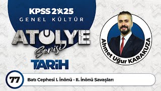 77  Batı Cephesi I İnönü  II İnönü Savaşları  Ahmet Uğur KARAKUZA [upl. by Aillicsirp128]