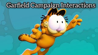 Nickelodeon AllStar Brawl 2 Garfield Campaign Interactions [upl. by Bolitho99]