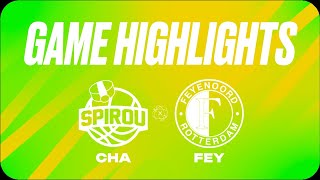 Spirou Basket vs Zeeuw amp Zeeuw Feyenoord Basketball  Game Highlights [upl. by Buck445]