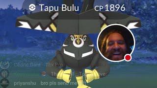 4 SHINY IN 1 RAID HOUR  Tapu Bulu  LIVE  Pokemon GO [upl. by Isdnil]