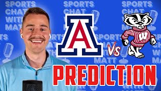 WISCONSIN VS ARIZONA BASKETBALL PREDICTION  THIS WILL BE INTENSE [upl. by Brana]