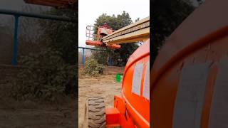 Boom lift 🛗 crane mini vlog ll BK Vikash k official 🙏🤣🤣🤣 [upl. by Ellerad64]