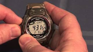 Indepth Review of Casio MTG900 GShock Waveceptor Tough Solar Watch [upl. by Mathre]