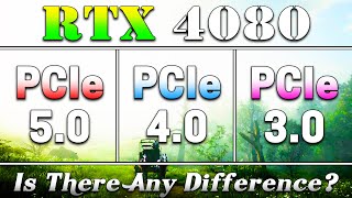 RTX 4080 16GB  PCIe 50 vs PCIe 40 vs PCIe 30  Tested in 17 PC Games [upl. by Cochran487]