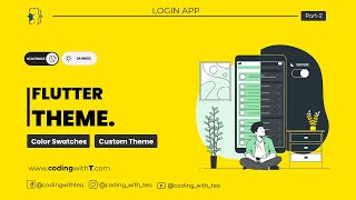 How to Setup a Custom Theme in Flutter for a Light and Dark Theme  2023 [upl. by Biagio]