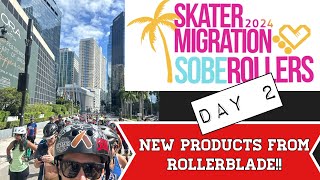 Skater Migration 2024 My experience of day 2 NEW PRODUCTS By Rollerblade and PowerSlide [upl. by Bruning]