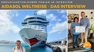 Mit AIDA auf Weltreise 🌎 Sylvana erzählt von ihrer 117tägigen Reise ihres Lebens mit AIDAsol 🛳️ [upl. by Aiksas]