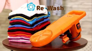 ReWash Mesin Cuci Portable Best Produk Hemat Listrik Tempat Air [upl. by Araz]