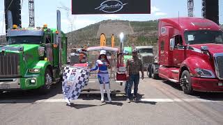 carreras de kenworth t800 vs t680 tractor tractomulas trailer arrancones camion 2024 pt2 [upl. by Eillehs]