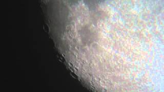 The Moon Through a 72EDR and 5mm Baader Hyperion [upl. by Garreth744]