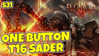 One Button T16 Build Diablo 3 Season 31  Automatic Fist of Heavens Crusader [upl. by Frederico]