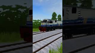 KLB Kirim Lokomotif CC 201 56 Passing Incorails Roblox [upl. by Anicart804]