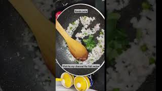 kandapoha shorts poha viralshorts recipe cooking food cookwithnaurin [upl. by Premer815]