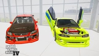 GTA 4 FAST AND FURIOUS SHOWROOM GARAGE [upl. by Francesco]