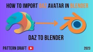 How to Import DAZ 3D Avatar in blender  DAZ to Blender [upl. by Ignatia]